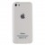 Чехол силиконовый TPU для iPhone 5C глянцевый прозрачный белый