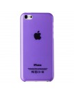 Накладка супертонкая 0.35mm для iPhone 5C фиолетовая