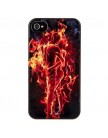 Чехол Fashion Огненные объятия для iPhone 4 | 4S