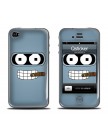 Выпуклая наклейка Bender для iPhone 4 | 4s