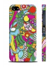 Чехол QCase для iPhone 5 | 5S Colours (пластиковый чехол, защитная пленка, заставка)