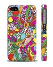 Чехол QCase для iPhone 4 | 4S Colours (пластиковый чехол, защитная пленка, заставка)