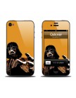 Виниловая наклейка для iPhone 4 | 4S Darth Vader ORANGE 