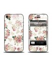 Виниловая наклейка для iPhone 4 | 4S Flowers Retro 