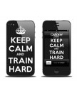 Виниловая наклейка для iPhone 5 | 5S Keep Calm and Train hard 