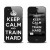 Виниловая наклейка для iPhone 5 | 5S Keep Calm and Train hard 