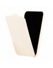 Чехол Borofone для iPhone 5C - Borofone Crocodile Flip case Image series White