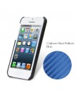 Накладка карбоновая Melkco для iPhone 5C Leather Snap Cover (Carbon Fiber Pattern - Blue)