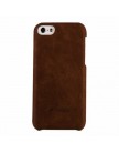 Накладка кожаная Melkco для iPhone 5C Leather Snap Cover (Classic Vintage Brown)