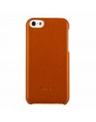 Накладка кожаная Melkco для iPhone 5C Leather Snap Cover (Orange LC)