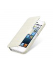 Чехол Melkco для iPhone 5C Leather Case Booka Type (Crocodile Print Pattern - White)