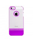 Накладка MOBILE 7 для iPhone 5 | 5S белый верх фиолетовый низ