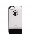 Накладка MOBILE 7 для iPhone 5 | 5S белый верх черный низ