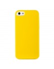Чехол силиконовый TPU для iPhone 5s | iPhone 5 глянцевый желтый