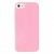 Чехол силиконовый TPU для iPhone 5s | iPhone 5 глянцевый розовый