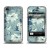 Выпуклая наклейка Flowers Blue для iPhone 4 | 4s