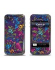 Выпуклая наклейка Flowers Violet iPhone 4 | 4s