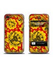 Выпуклая наклейка Hohloma Yellow iPhone 4 | 4s