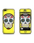 Выпуклая наклейка Skull Flowers (Череп) для iPhone 5 | 5s