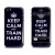 Выпуклая наклейка Keep Calm and Train Hard для iPhone 5 | 5s