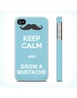 Чехол ACase для iPhone 4 | 4S Keep Calm and Grow a Mustache