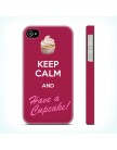 Чехол ACase для iPhone 4 | 4S Keep Calm and Have a Cupcake