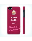 Чехол ACase для iPhone 5 | 5S Keep Calm and Have a Cupcake