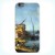 Чехол ACase для iPhone 6 Plus Buildings and Figures near a River with Shipping 