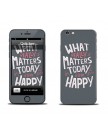 Виниловая наклейка для iPhone 6 Be happy 