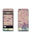 Виниловая наклейка для iPhone 6 Bike and Wall 