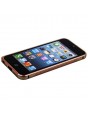 Бампер металлический iBacks Colorful Arc-shaped Bodhi Bumper for iPhone 5S/ 5 - pink edge (ip50284) Gold Золотой, с узором