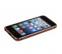 Бампер металлический iBacks Colorful Arc-shaped Bodhi Bumper for iPhone 5S/ 5 - pink edge (ip50284) Gold Золотой, с узором