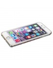 Бампер металлический iBacks Colorful Arc-shaped Flame Aluminium Bumper for iPhone 6 (4.7) - gold edge (ip60017) Silver Серебро