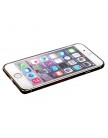 Бампер металлический iBacks Colorful Arc-shaped Flame Aluminium Bumper for iPhone 6 (4.7) - gold edge (ip60018) Black Черный