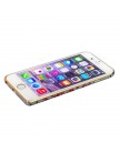 Бампер металлический iBacks Colorful Arc-shaped Loulan Aluminium Bumper for iPhone 6 (4.7) - gold edge (ip60014) Silver Серебро