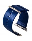 Ремешок кожаный G-Case для Apple Watch 42мм (классическая пряжка) Blue - Синий