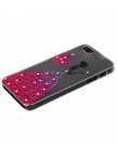 Чехол-накладка Creative для iPhone 5 | 5S пластик со стразами тип 02