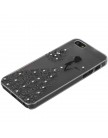 Чехол-накладка Creative для iPhone 5 | 5S пластик со стразами тип 06