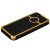 Накладка противоударная для iPhone 5 | 5S с золотой окантовкой тип 1