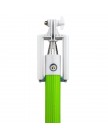Монопод для селфи с кнопкой спуска Selfi Monopod multi-function audio cable (0.8 м) зеленый