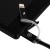 USB дата-кабель Remax AURORA Double-Sided 2в1 lightning&microUSB плоский (1.0 м) черный, с металическими наконечниками