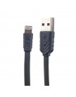 USB дата-кабель Hoco URL10 для Apple LIGHTNING плоский (1.2 м) Grey - Серый