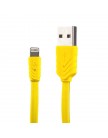 USB дата-кабель Hoco URL10 для Apple LIGHTNING плоский (1.2 м) Yellow - Желтый