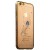 Накладка KINGXBAR для iPhone 6 (4.7) пластик со стразами Swarovski 50G золотистый (Перо)