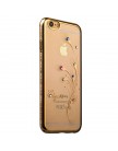 Накладка KINGXBAR для iPhone 6 (4.7) пластик со стразами Swarovski 50H золотистый (Elegant)