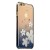 Чехол-накладка KINGXBAR для iPhone 6 (4.7) пластик со стразами Swarovski 50H серебристый (Цветы)