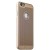 Накладка пластиковая ультра-тонкая Loopee для iPhone 6 | 6S (4.7) с перфорацией Золотистая