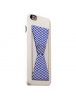 Накладка-подставка iBacks Bowknot Series PC Case для iPhone 6 Plus | 6S Plus (5.5) (60334) White/ Stripes