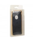 Бампер Jisoncase для iPhone 6 Plus | 6S Plus (5.5) & наклейка кожанная JS-I6L-08P84+JS-I6L-14A10, metal+Genuine leather, Черный