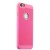 Накладка пластиковая ультра-тонкая Loopee для iPhone 6 | 6S (4.7) с перфорацией Розовая
